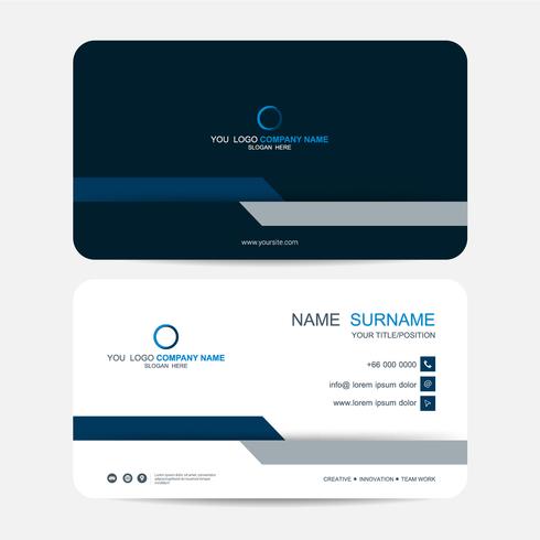 Business card vector background