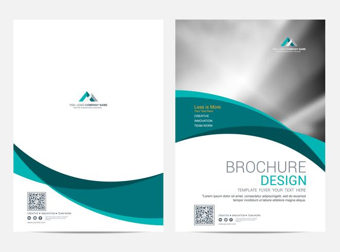 Brochure Layout template, cover design background vector