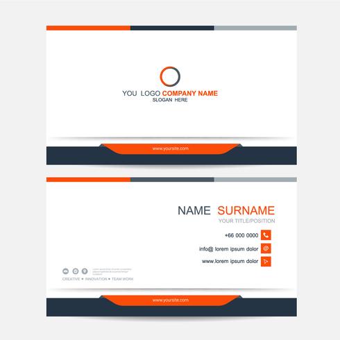 Business card vector background