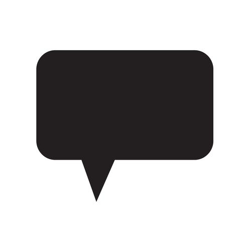 speech bubble icon Vector Illustration