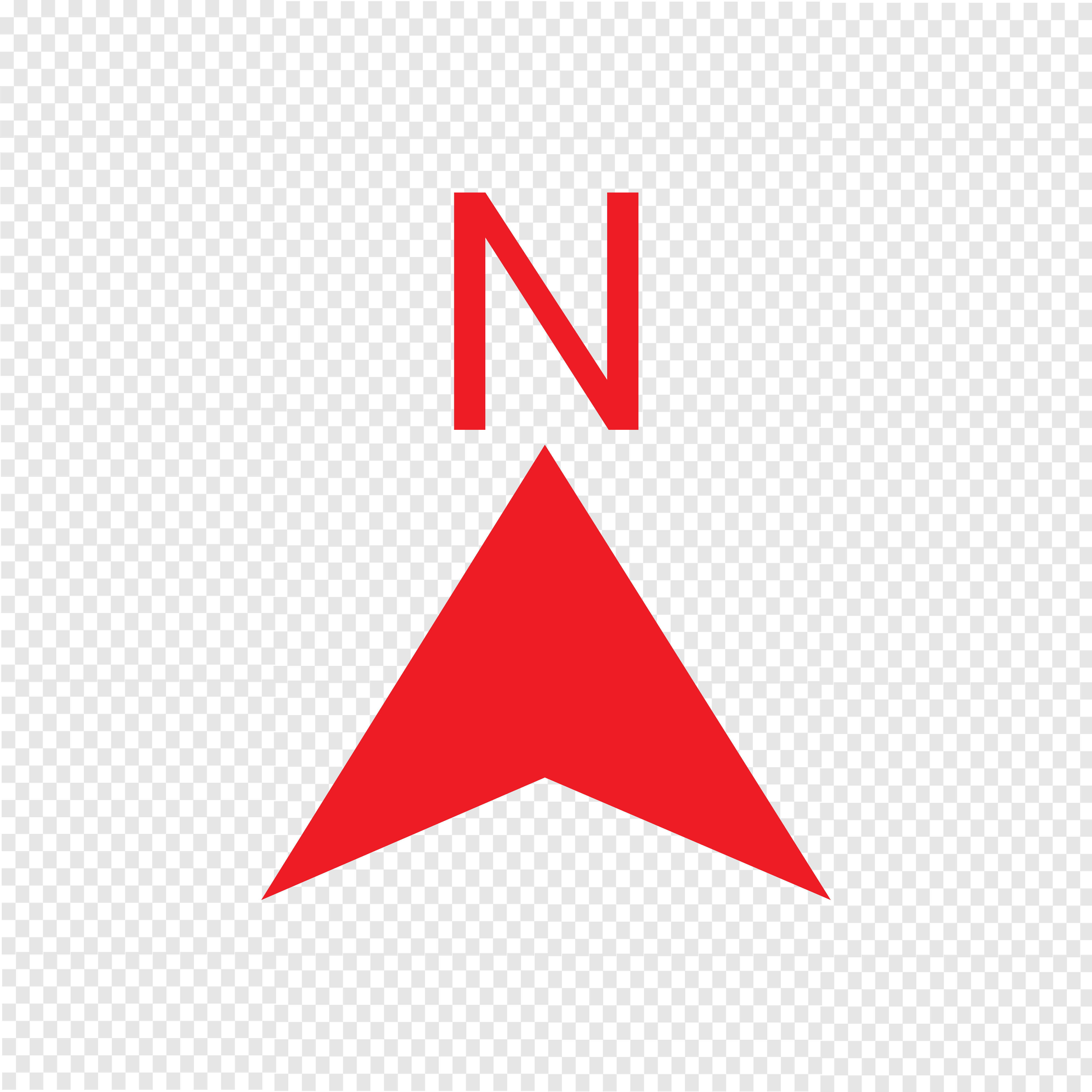 North Map Symbol