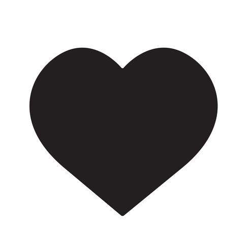 Heart icon vector illustration