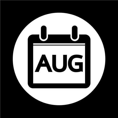 Sign of Calendar icon vector