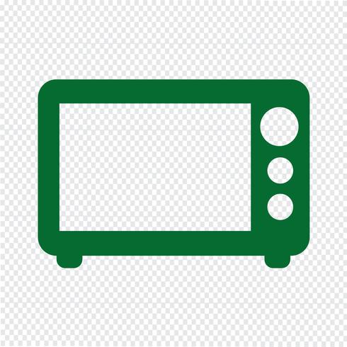 Microwave icon vector illustration
