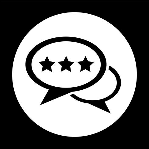 Speech bubble icon vector