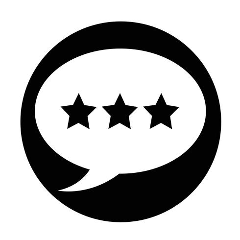 Speech bubble icon vector