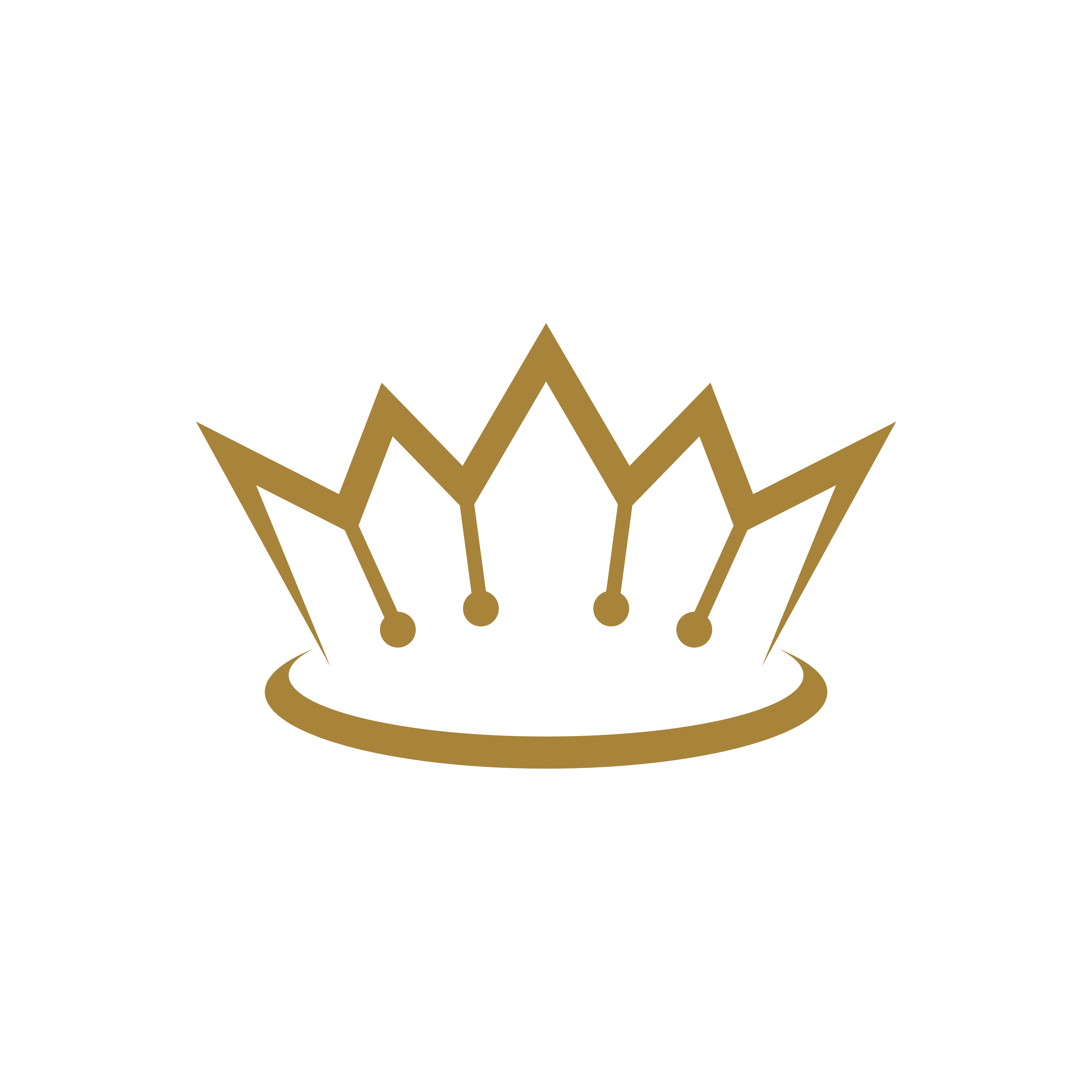 Gold Royal Crown Logo Template Illustration Design Vector Eps 10