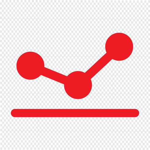 Simple diagram graph icon vector illustration