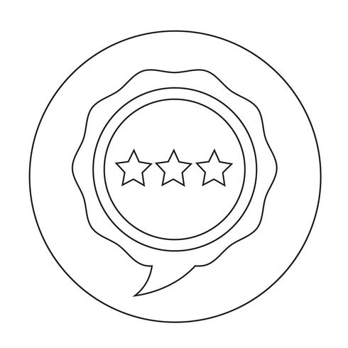 Speech bubble icon vector