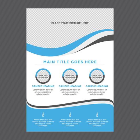 Professional Business Brochure Template vector