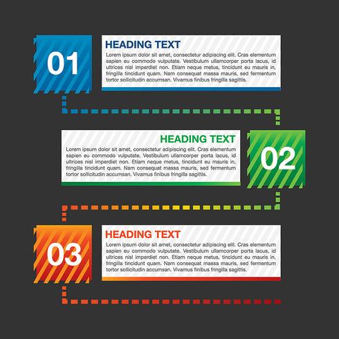 Colorful Business Infographics vector