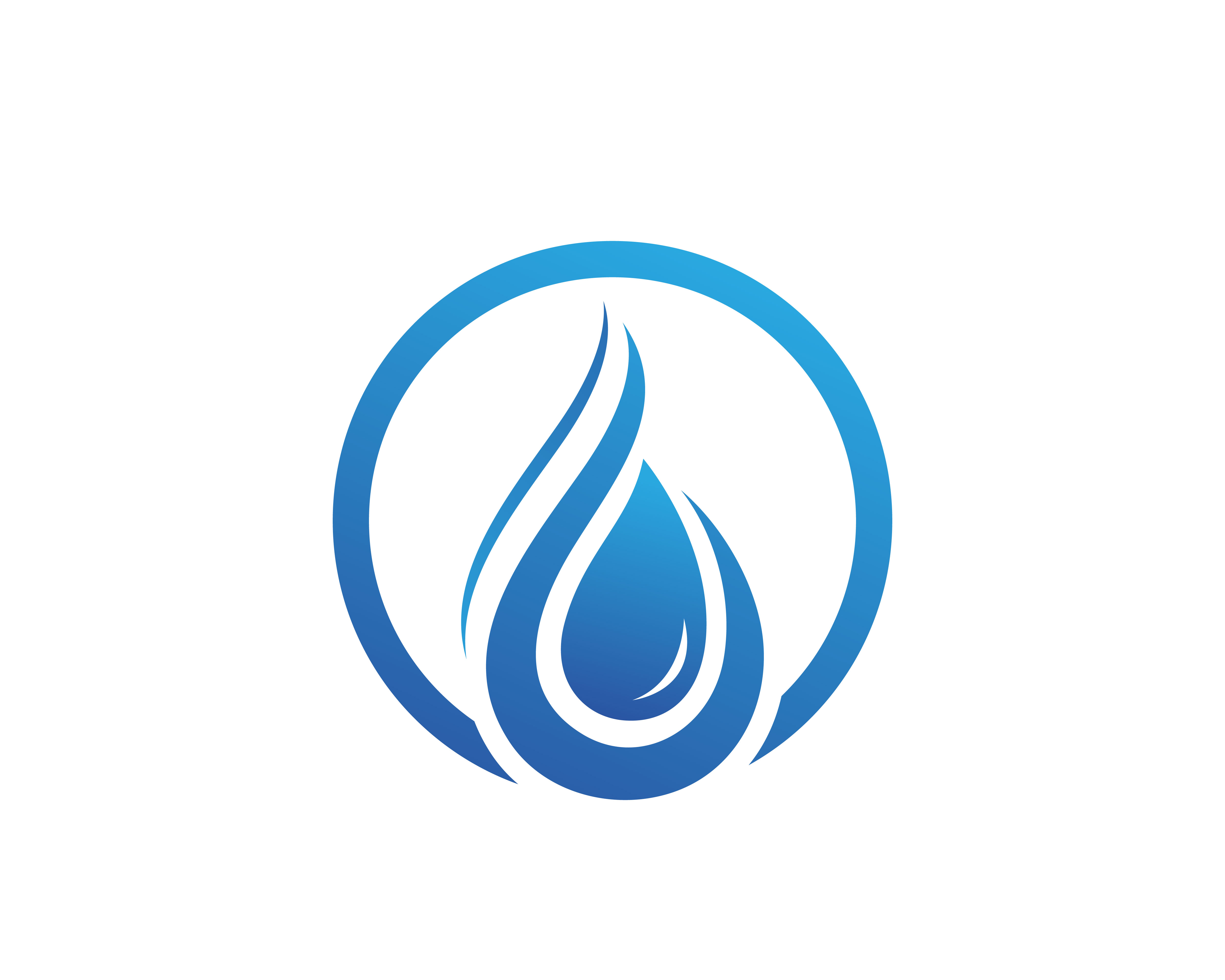 Water Flow Vector Logo