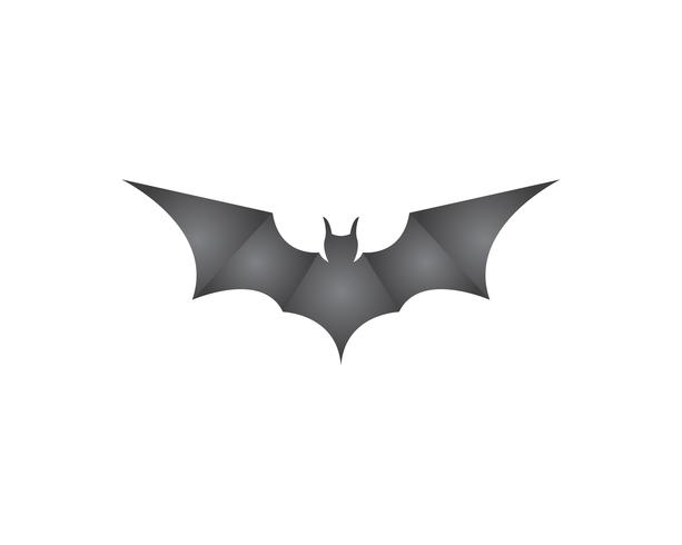 Plantilla de logo y símbolos de murciélago vector