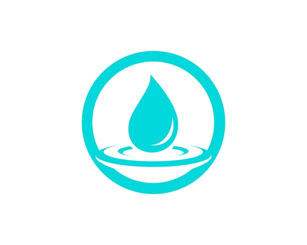 Water drop vector icon