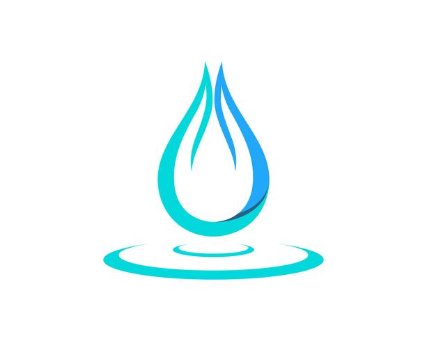 Water drop vector icon