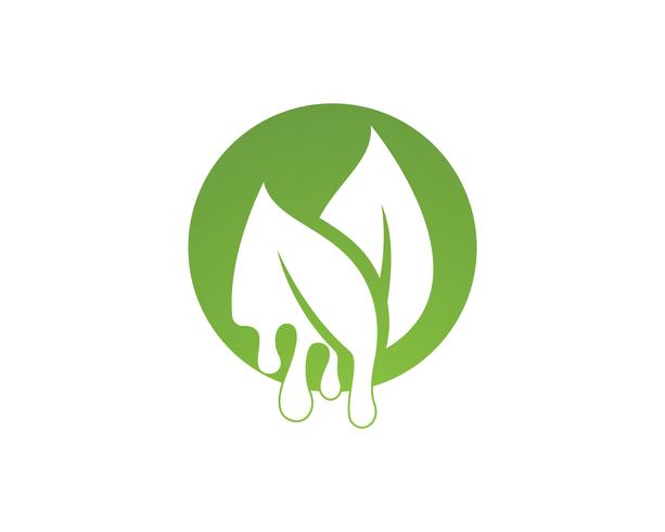 Fresh logo and symbols vector icon template nature