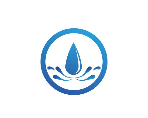 Water drop vector icon