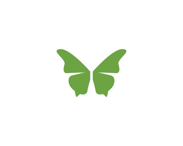 Butterfly conceptual simple, colorful icon. Logo. Vector illustration