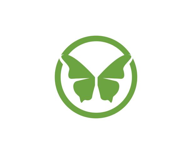 Mariposa conceptual simple, colorido icono ilustración vectorial vector