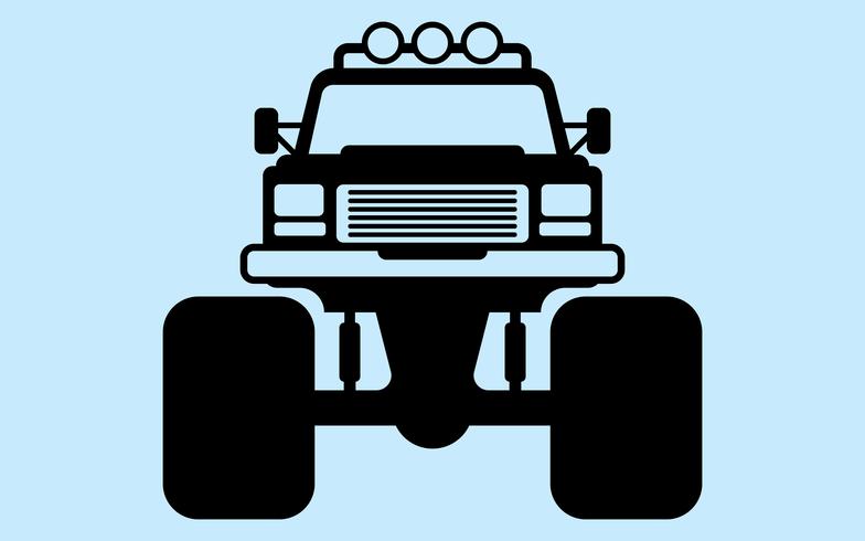 Retro car silhouette vector