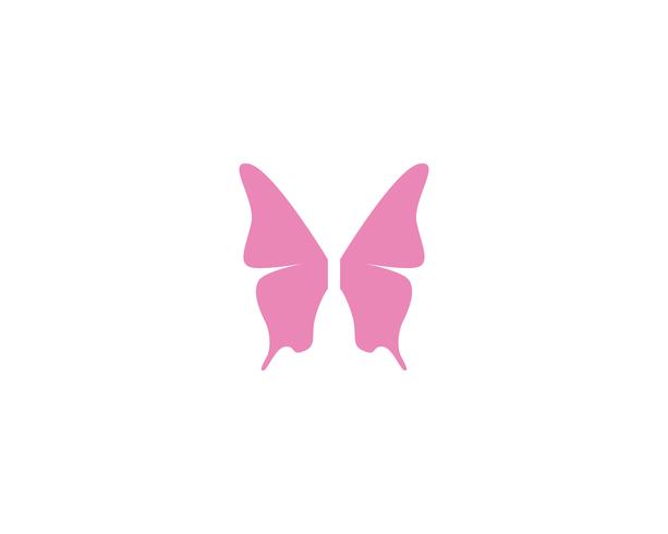 Butterfly conceptual simple, colorful icon. Logo. Vector illustration