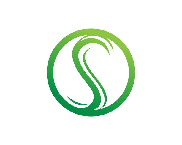 S logo y símbolos iconos vectoriales de plantilla vector