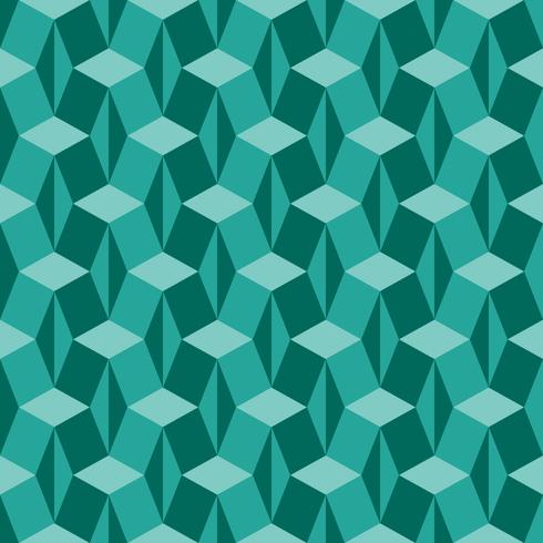 Fascinating Isometric Geometry Pattern	 vector