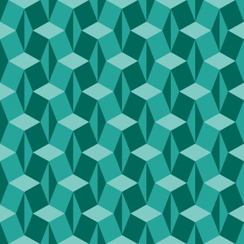 Fascinating Isometric Geometry Pattern	 vector