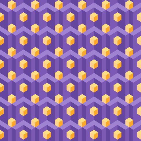 Magnetize Isometric Geometry Pattern	 vector