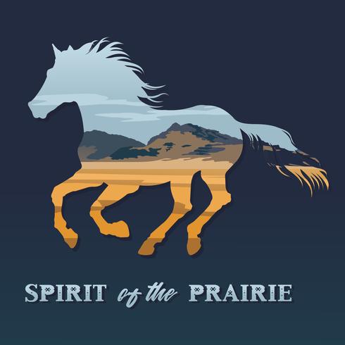 Spirit of the prairie vector