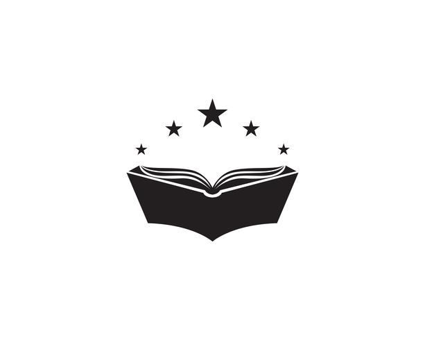 Book reading logo and symbols template icons app vector