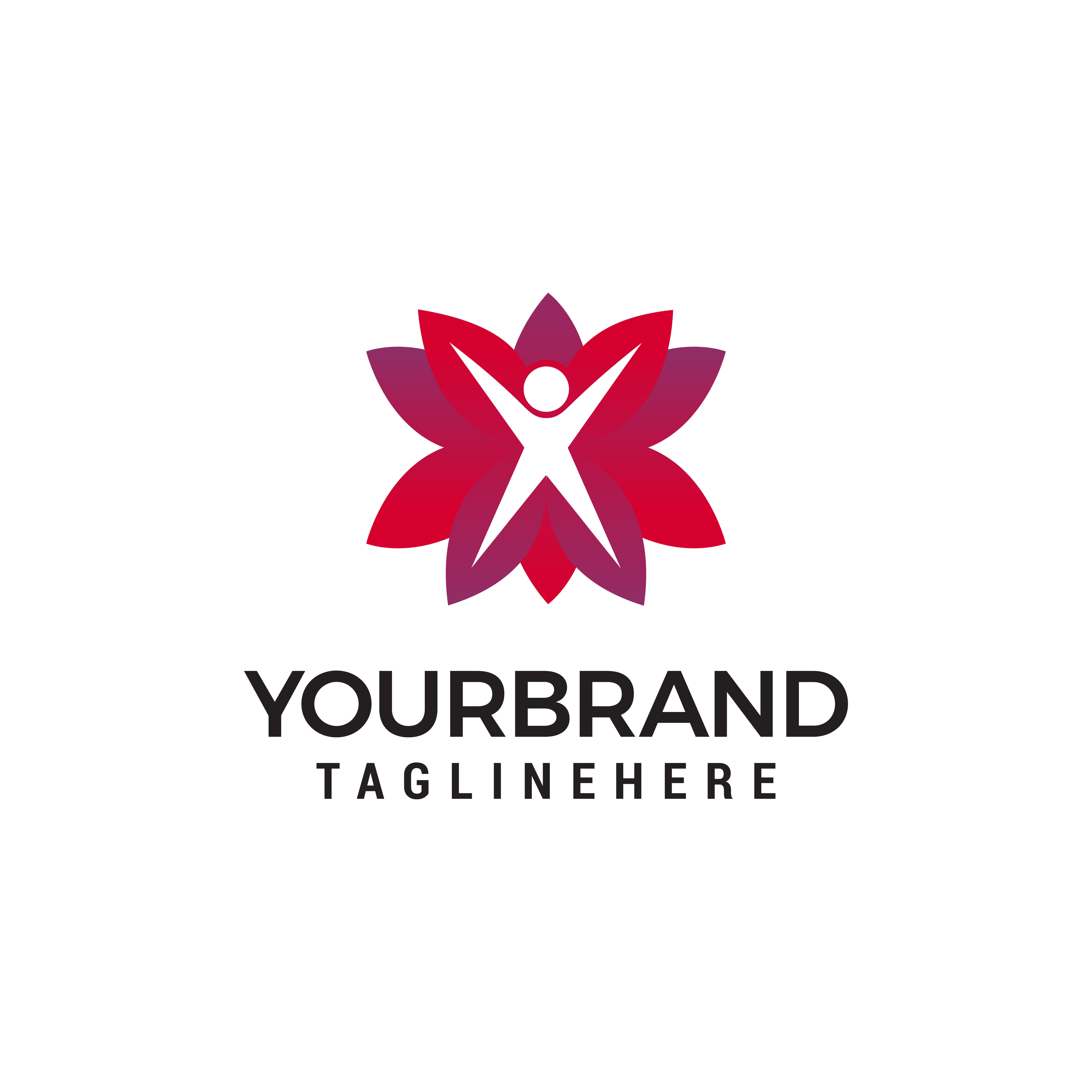 healthy life logo design concept template vector ...