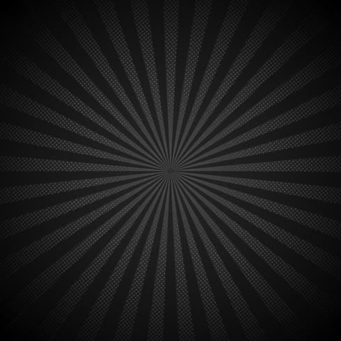 Fondo Brillante Retro Del Negro Del Starburst De Absrtract Con Estilo Del Tono Medio De La