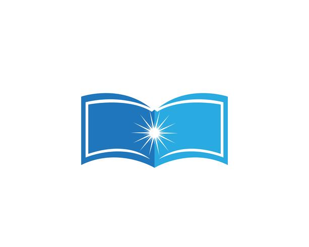 Book reading logo and symbols template icons app vector