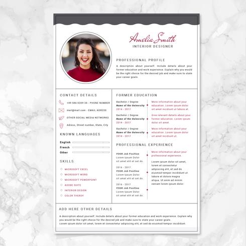 Vector Resume Template