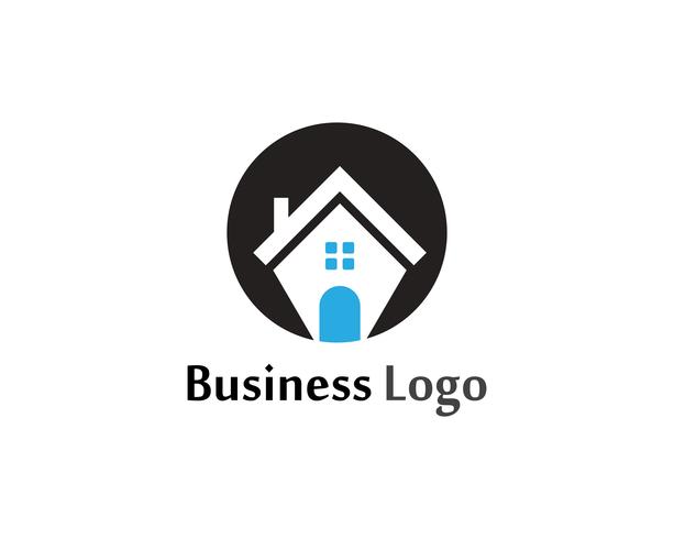 Plantilla de iconos de hogar dulce logotipo y símbolos vector