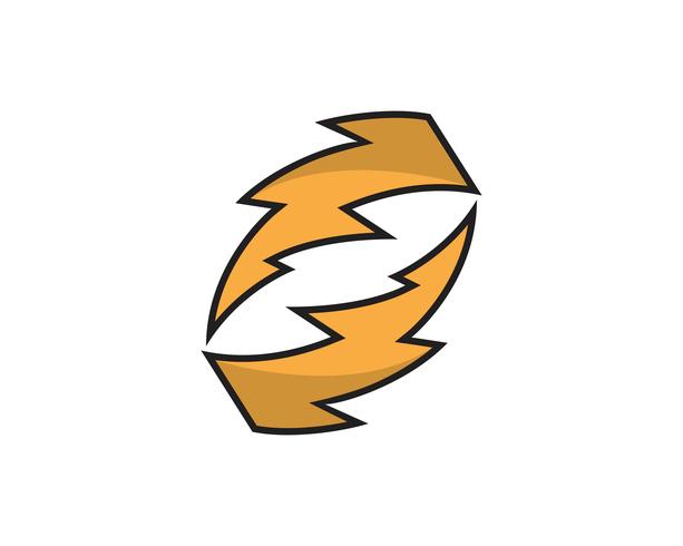 Lightning bolt flash thunderbolt icons vector