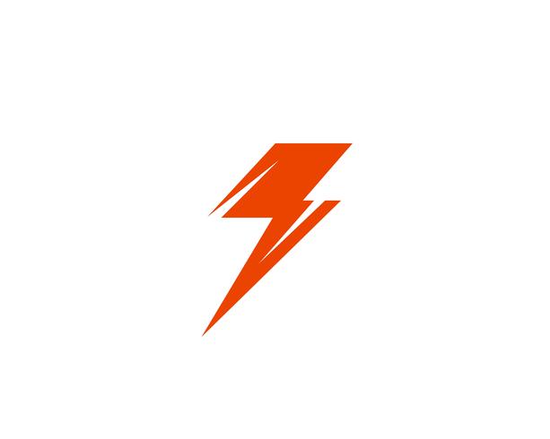 Flash power thunderbolt icons vector