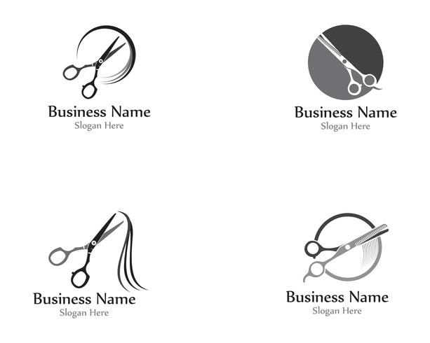 vectores de logotipo de barbería