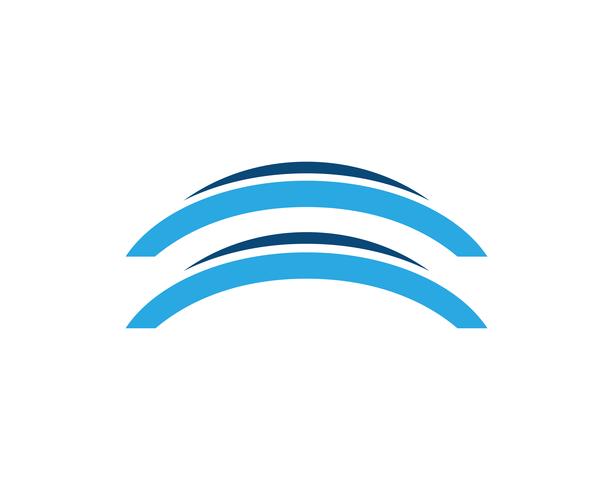 Bridge icon vector illustration Logo template design,