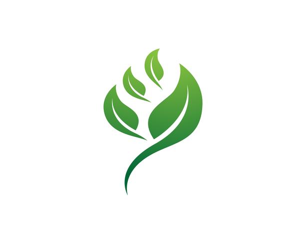  leaf green nature logo and symbol template Vector ..