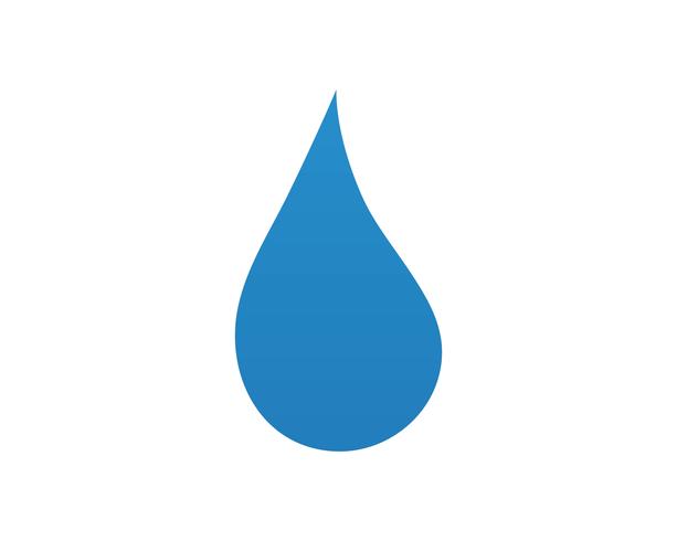 Vector de plantilla de logotipo de gota de agua