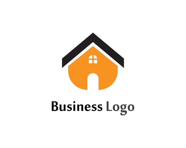 Plantilla de iconos de hogar dulce logotipo y símbolos vector