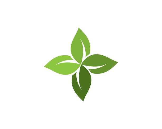 hoja verde ecología naturaleza elemento vector icono