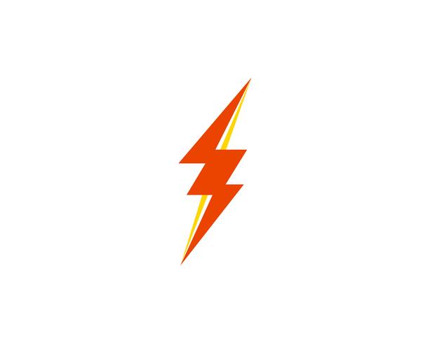 Flash power thunderbolt icons vector