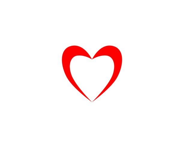 Amor Logo y símbolos vectoriales plantilla iconos vector de aplicación