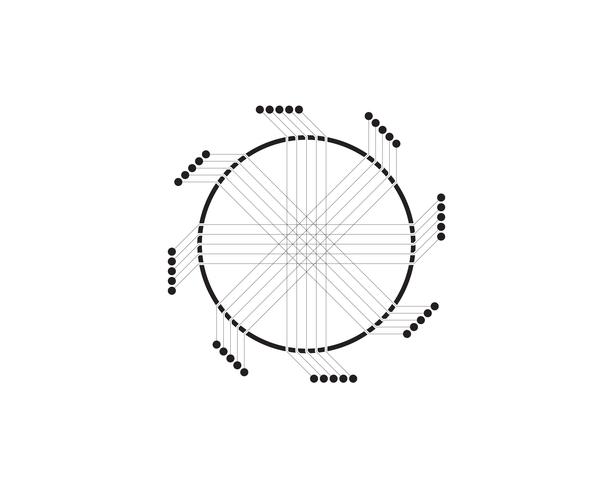 Concepto futuro abstracto de la tecnología de la ciencia digital. vector