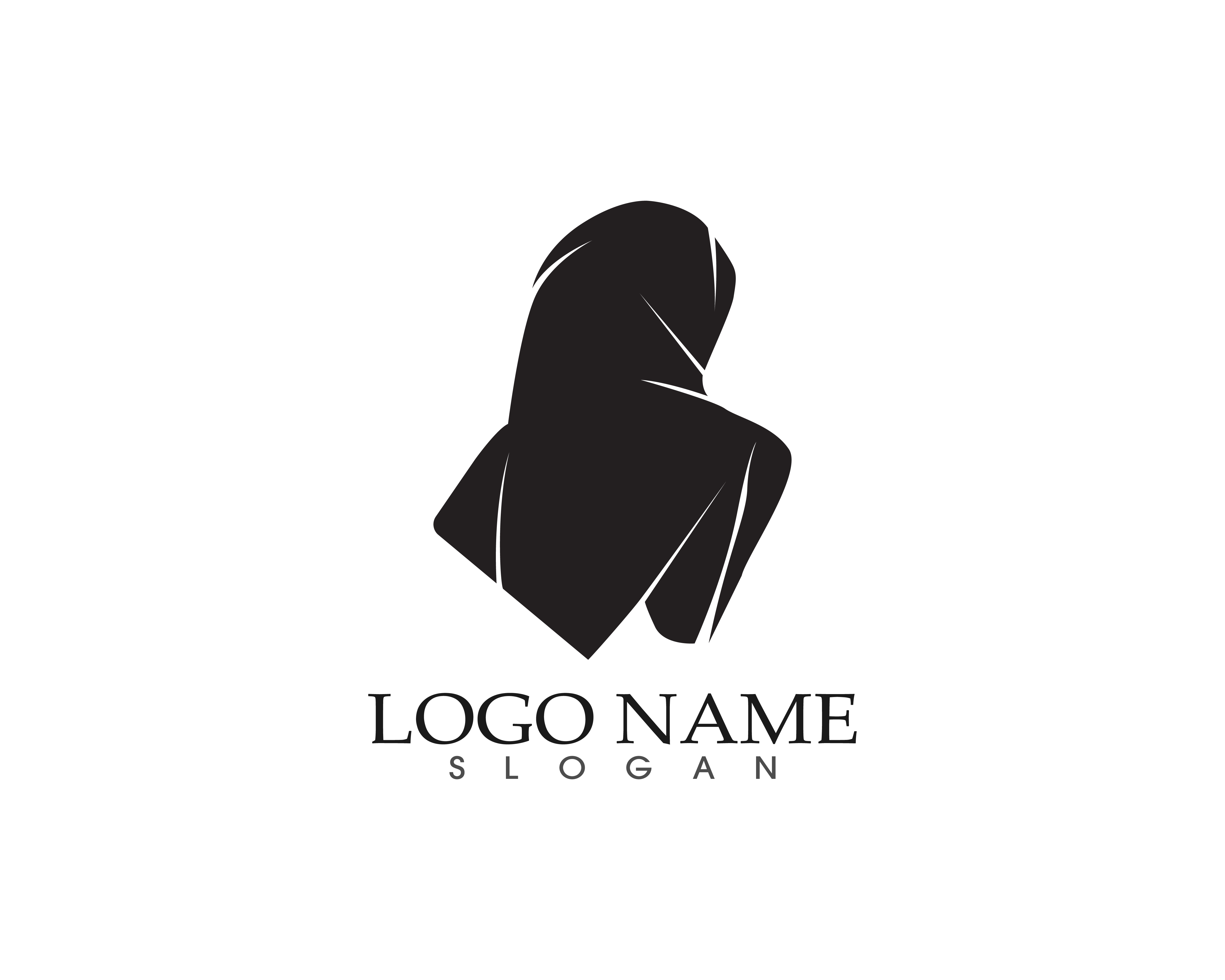 Hijab Silhouette Vector Art Icons And Graphics For Free Download