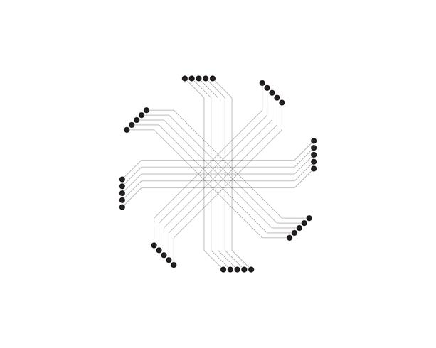 Abstract future digital science technology concept.. vector