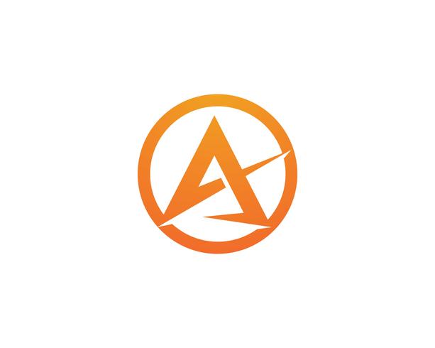 A  business Letter Logo and symbol Template Vector icon